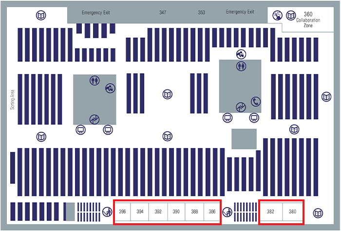 3rd Floor Study Rooms